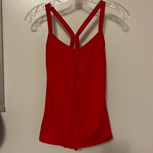 Alo workout top size small open back